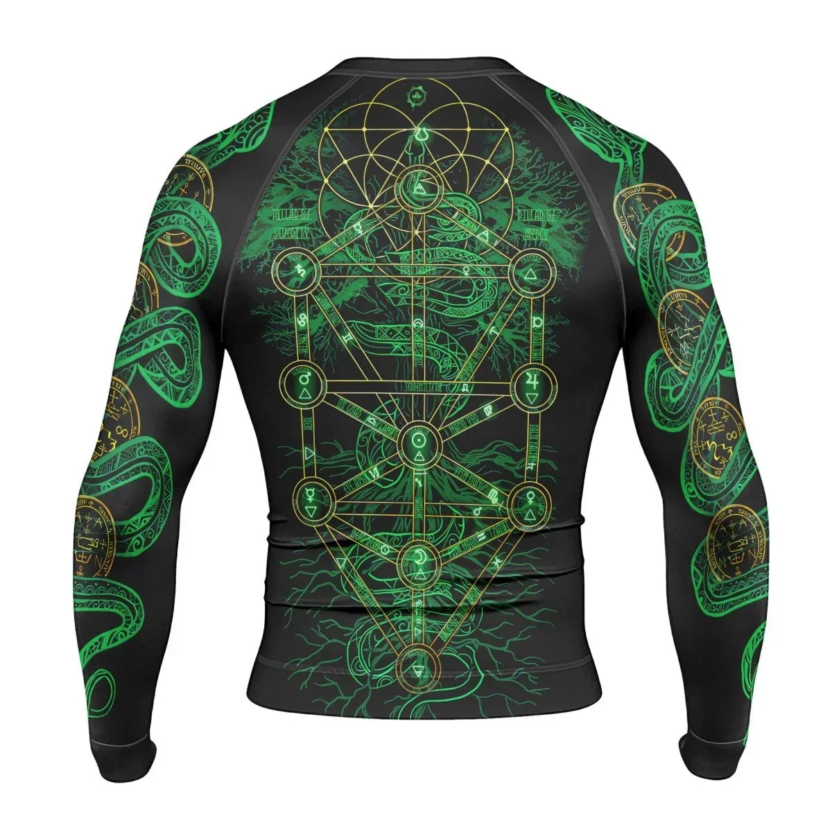 Viking World Tree Men's Long Sleeve Rash Guard