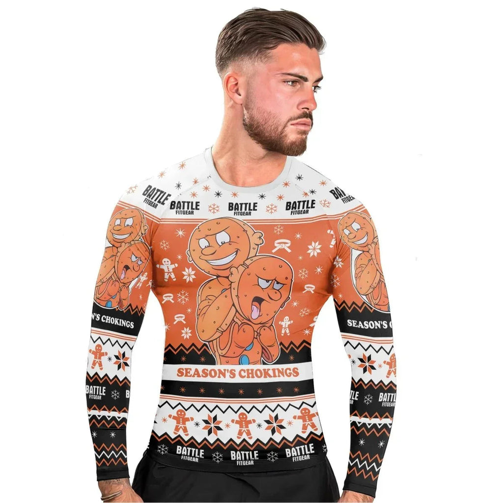 Season's Chokings Long Sleeve Rash Guard