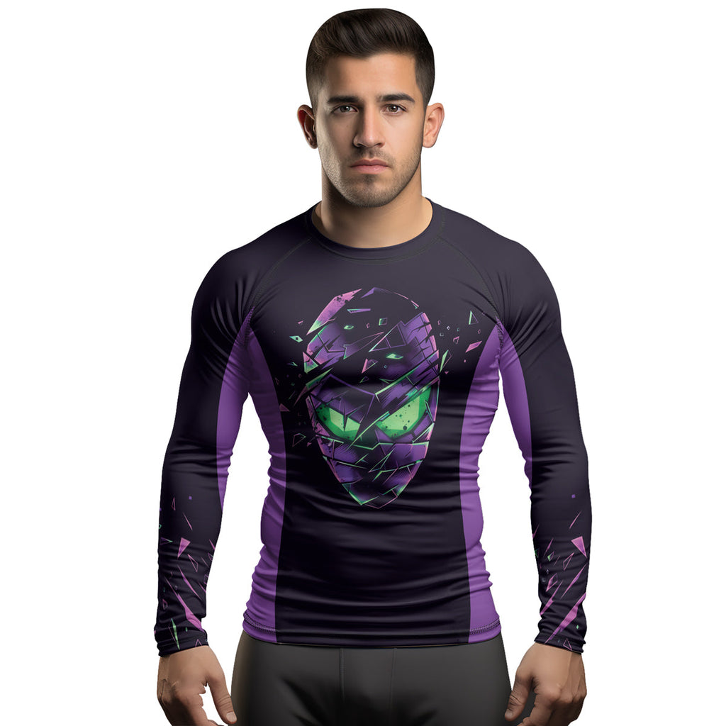 Rashninja Ninja Neon Venom Men's Long Sleeve Rash Guard
