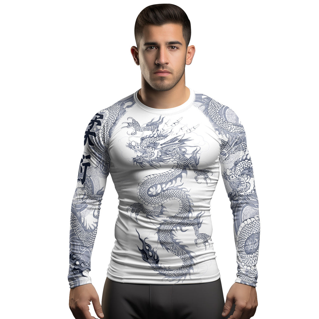 Rashninja Dragon Ember Reign Men's Short Sleeve Rash Guard