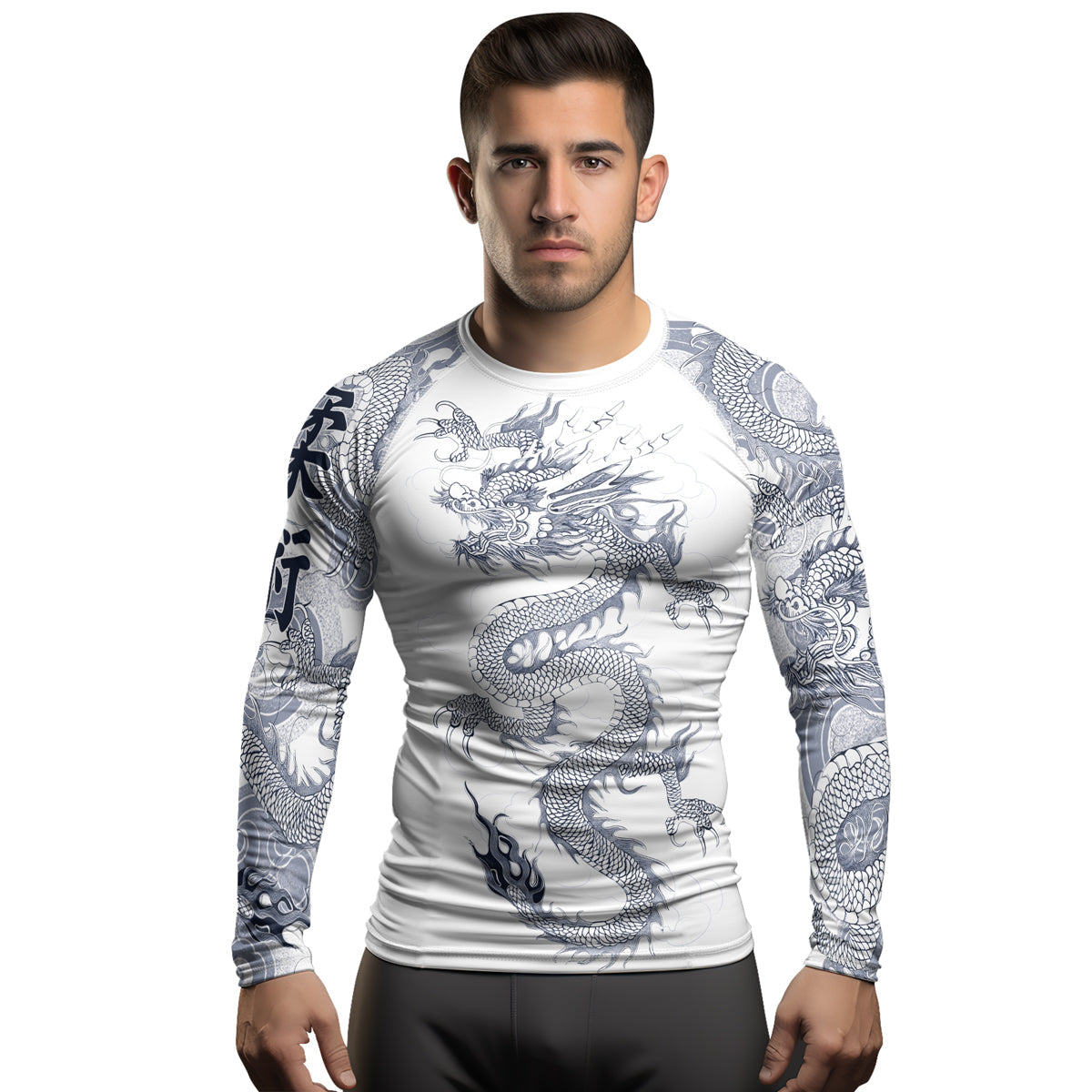 Rashninja Dragon Ember Reign Men's Short Sleeve Rash Guard