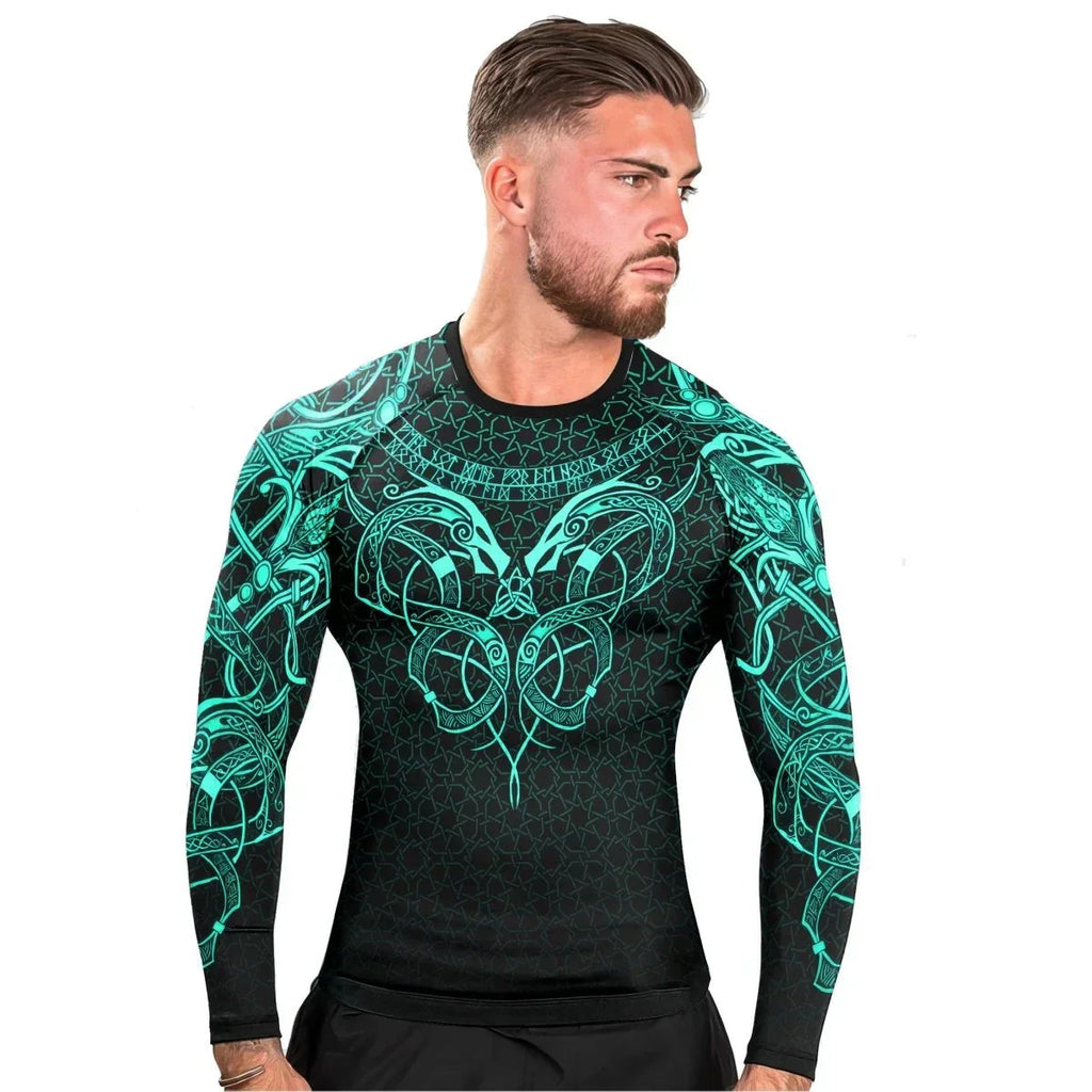 Viking Jormungandr Long Sleeve Rash Guard