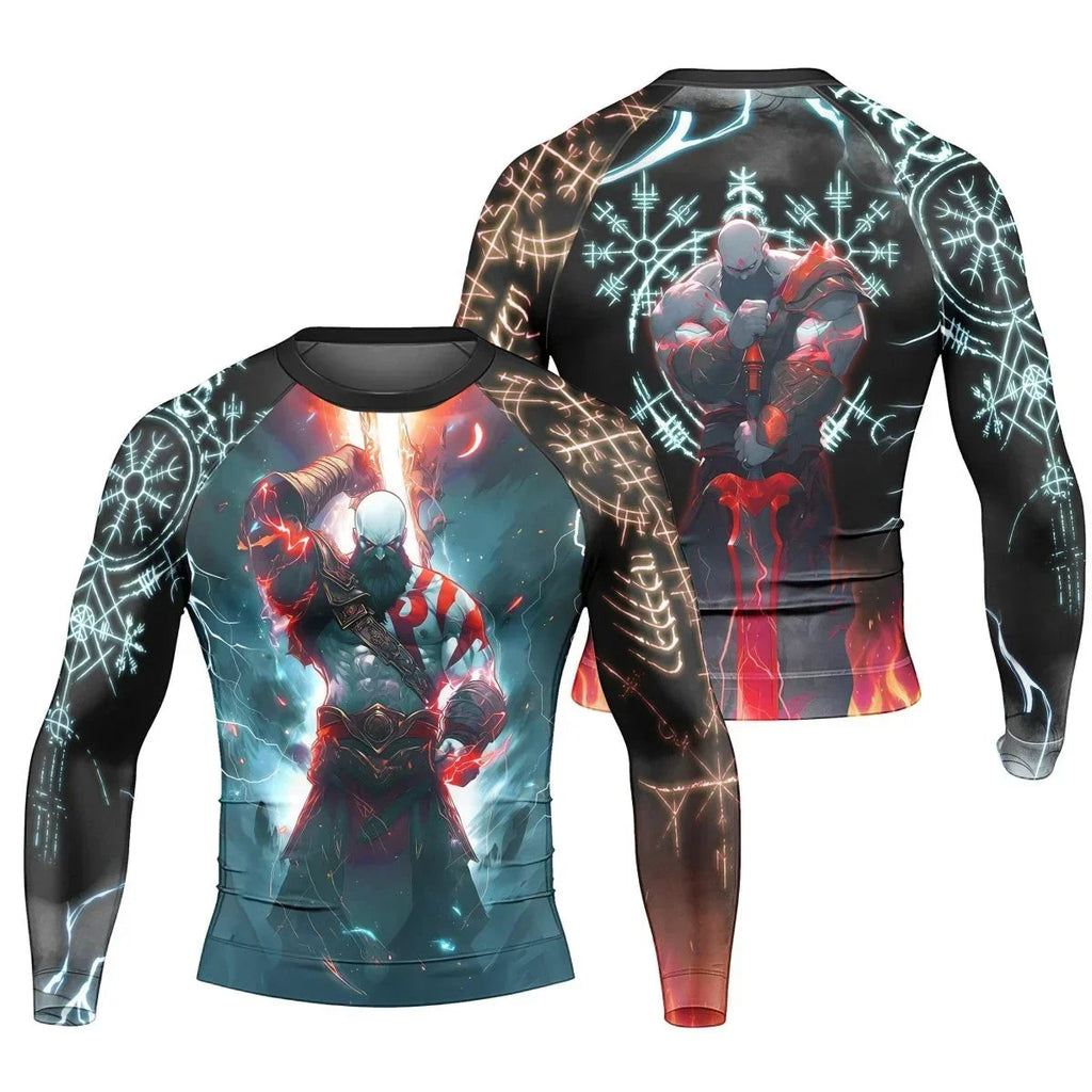 God Of War Long Sleeve Rash Guard