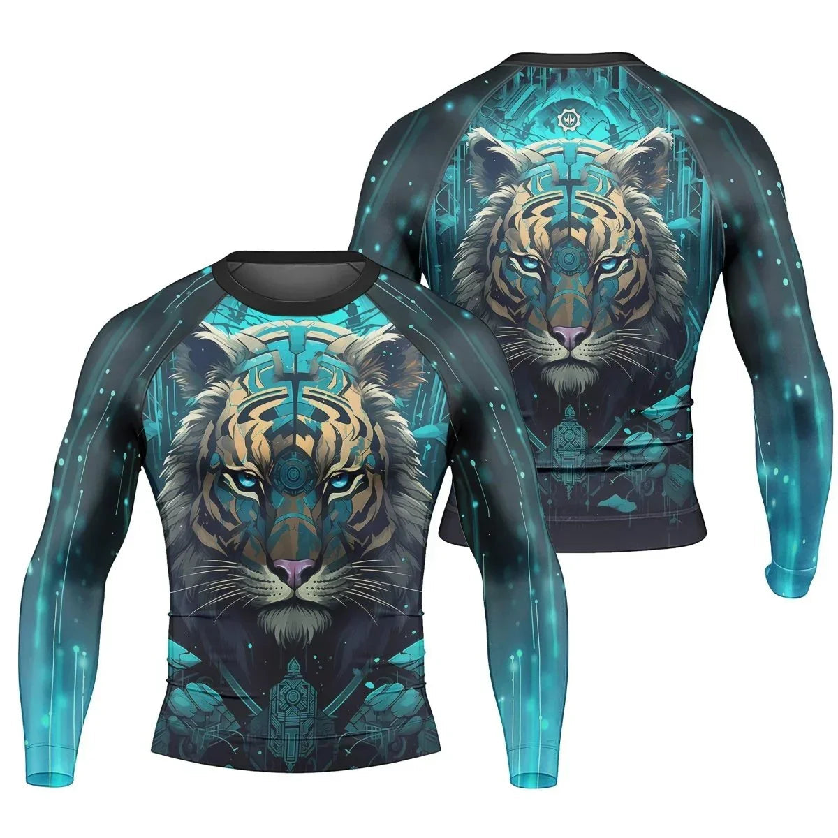 Tiger Light Men's Long Sleeve Rash Guard