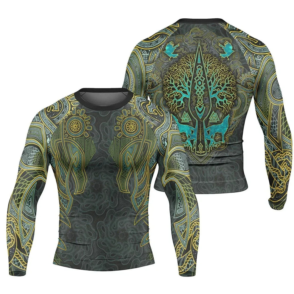Viking Wildlife Natural Long Sleeve Rash Guard