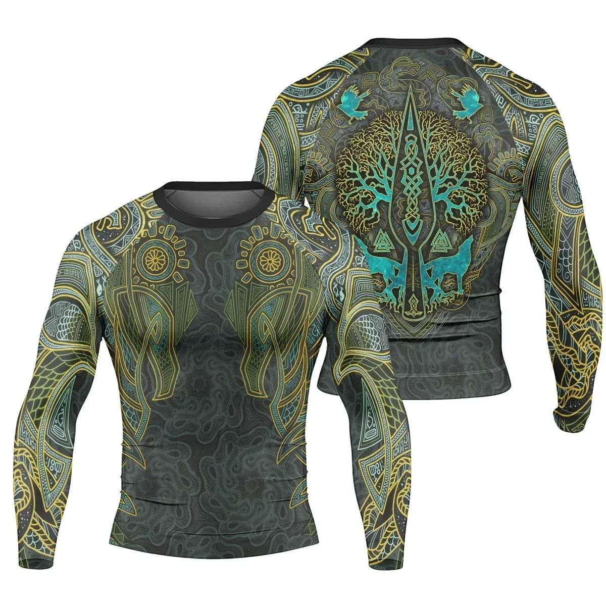 Viking Wildlife Natural Long Sleeve Rash Guard