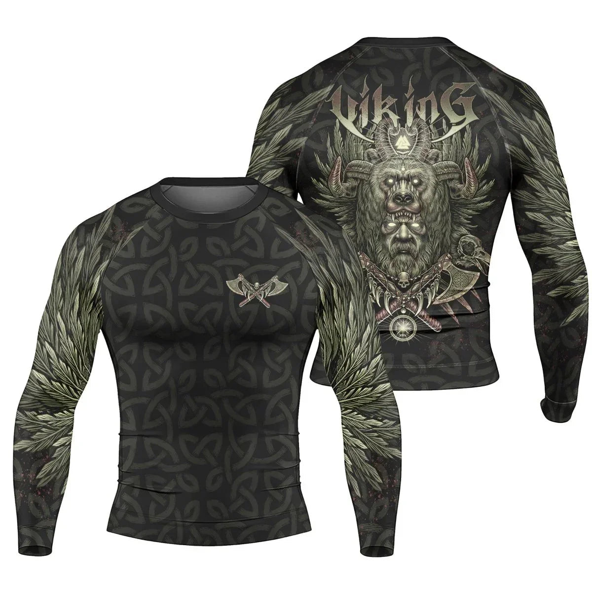 Berserker Warrior Long Sleeve Rash Guard