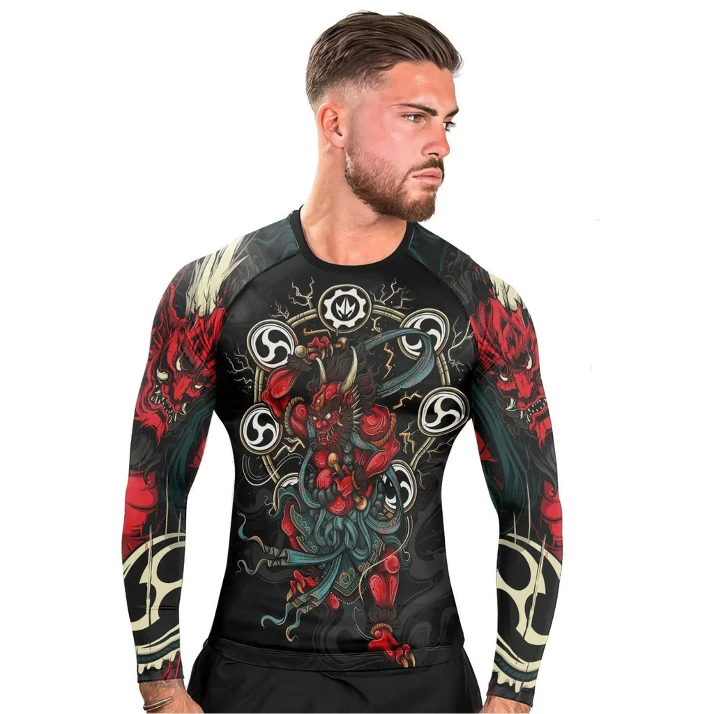 Raijin God Long Sleeve Rash Guard
