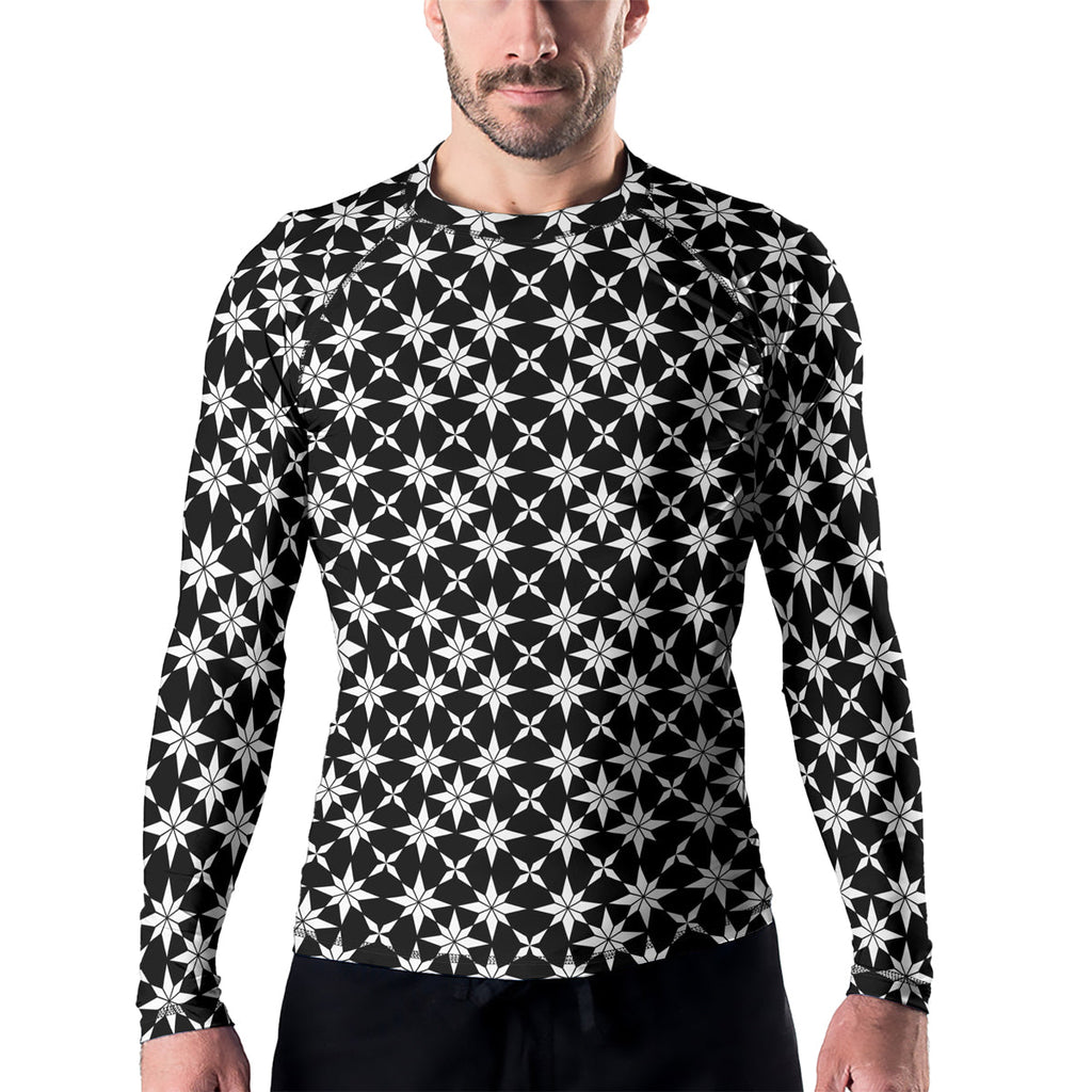 Rashninja Camouflage White Fusion Men's Long Sleeve Rash Guard