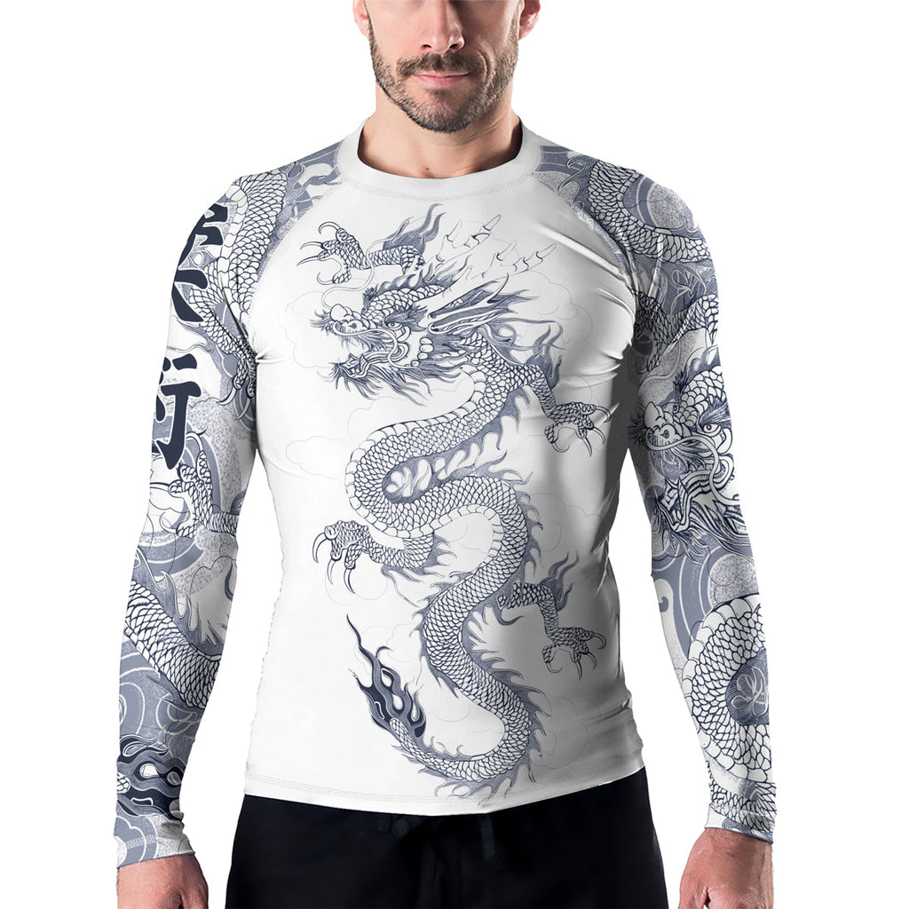 Rashninja Dragon Ember Reign Men's Short Sleeve Rash Guard