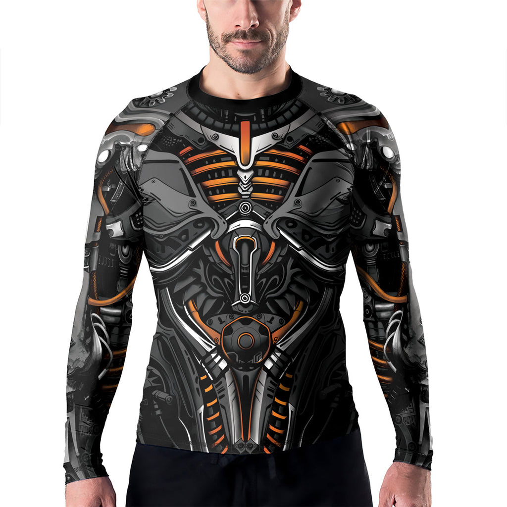 Rashninja Cyber Armor Vanguard Men's Long Sleeve Rash Guard
