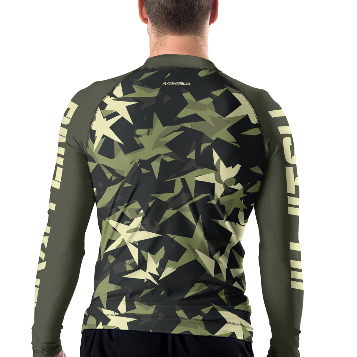 Rashninja Camouflage Star Mirage Men's Long Sleeve Rash Guard