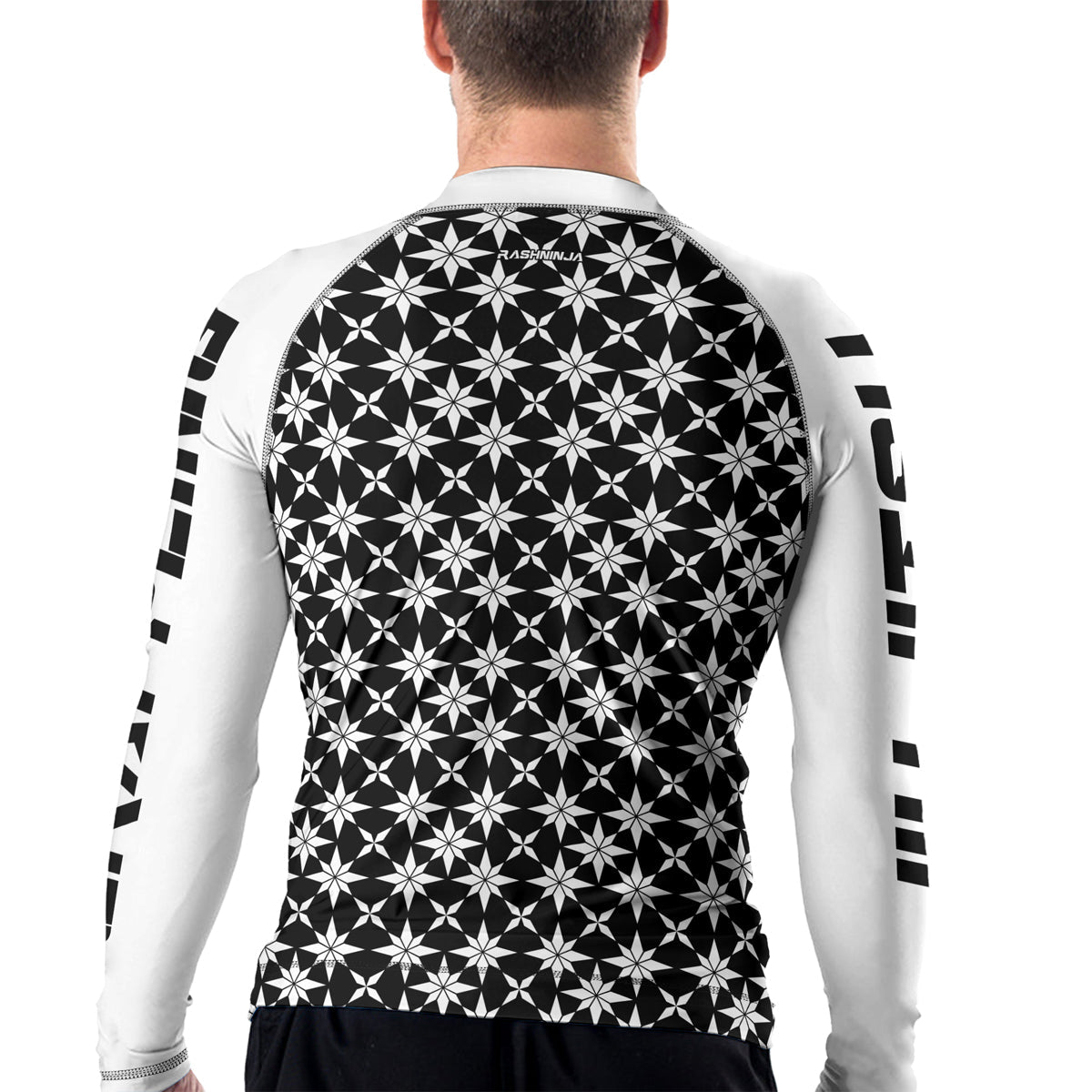 Rashninja Camouflage White Fusion Men's Long Sleeve Rash Guard
