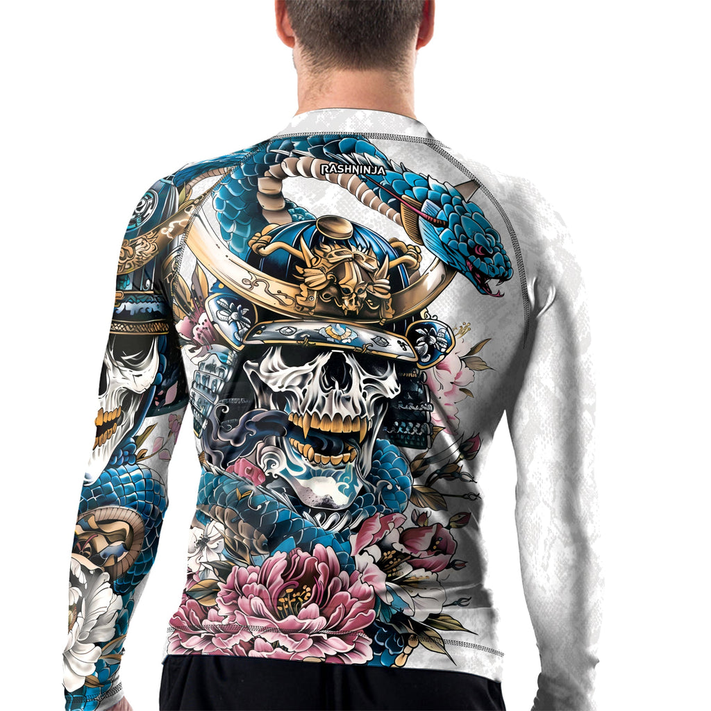 Rashninja Snake Samurai Spirit Men's Long Sleeve Rash Guard