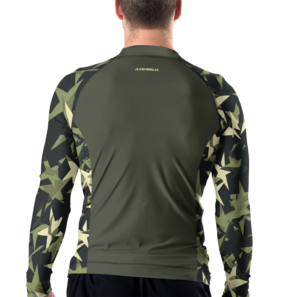 Rashninja Camouflage Star Mirage Men's Long Sleeve Rash Guard