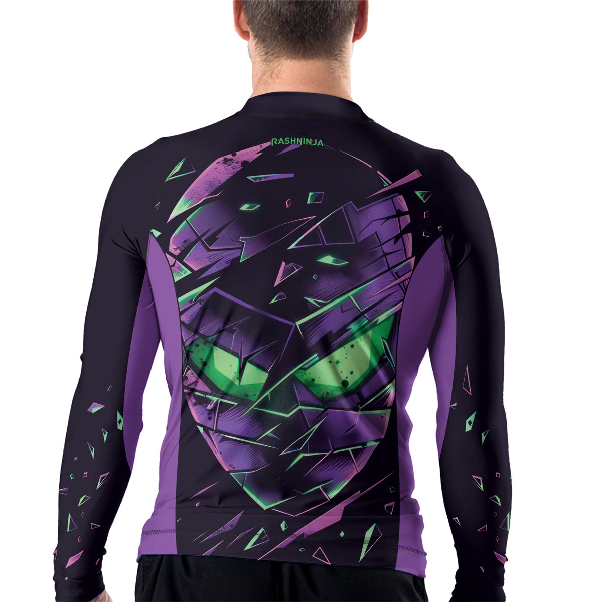 Rashninja Ninja Neon Venom Men's Long Sleeve Rash Guard