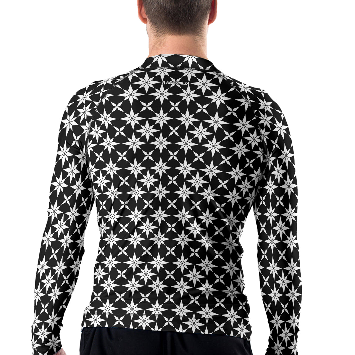 Rashninja Camouflage White Fusion Men's Long Sleeve Rash Guard