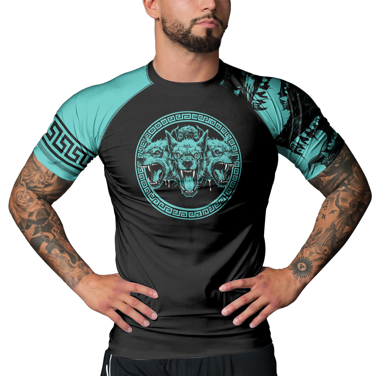 Rashninja Cyberus Men's Short Sleeve Rash Guard