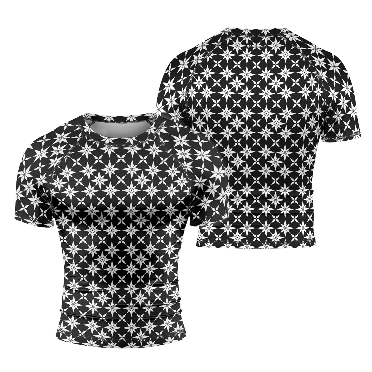 Rashninja Camouflage White Fusion Men's Long Sleeve Rash Guard
