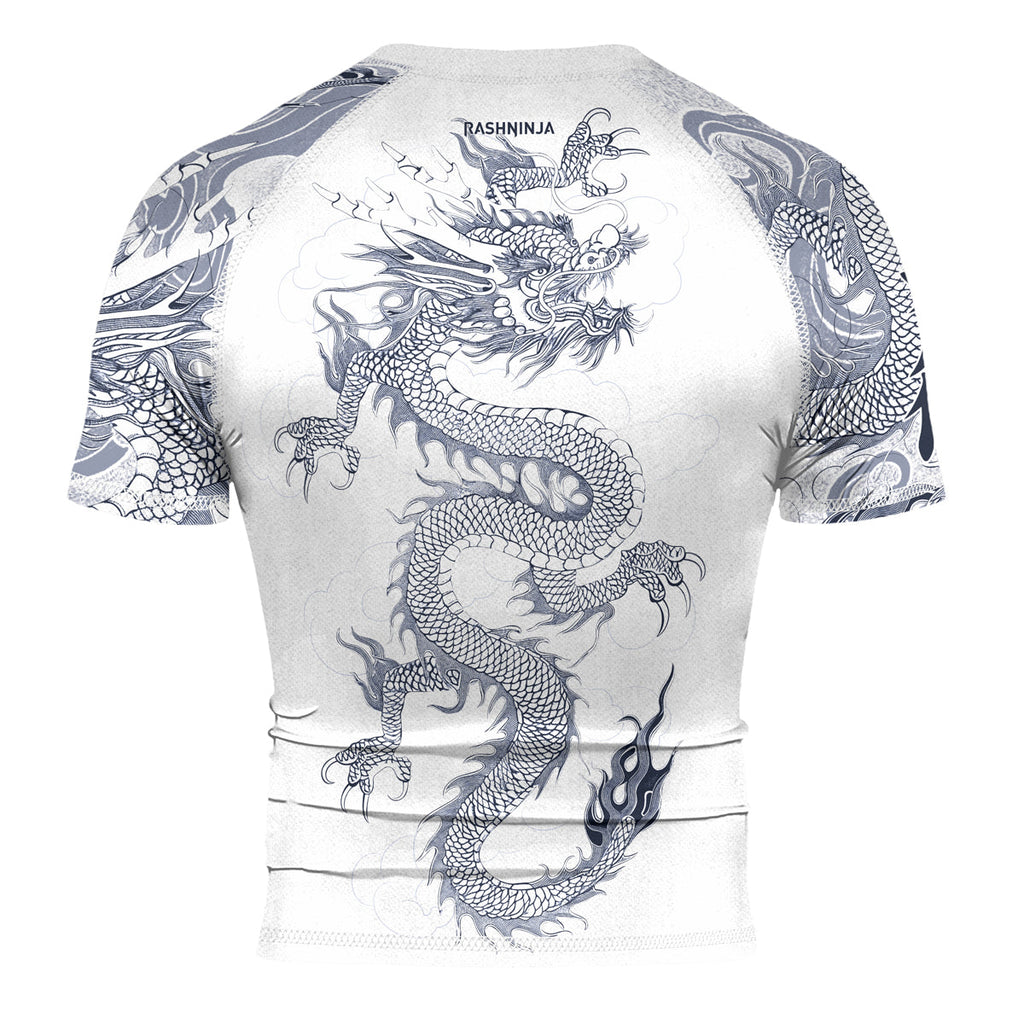 Rashninja Dragon Ember Reign Men's Short Sleeve Rash Guard