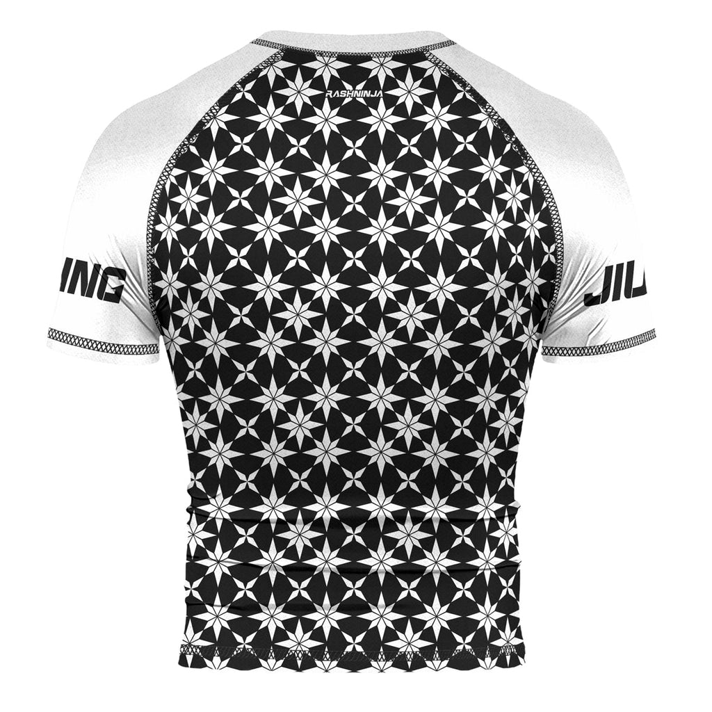 Rashninja Camouflage White Fusion Men's Long Sleeve Rash Guard