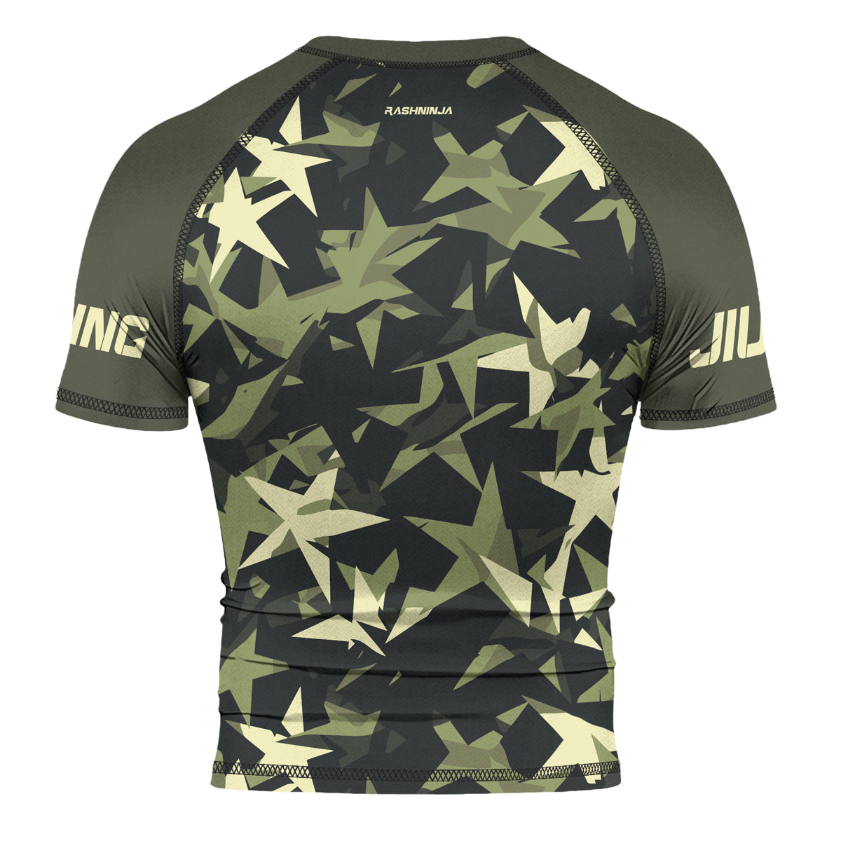 Rashninja Camouflage Star Mirage Men's Short Sleeve Rash Guard