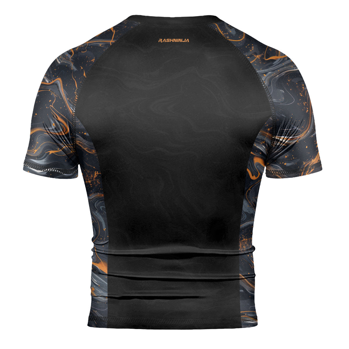 Rashninja Cyber Storm Marble Men's Short Sleeve Rash Guard