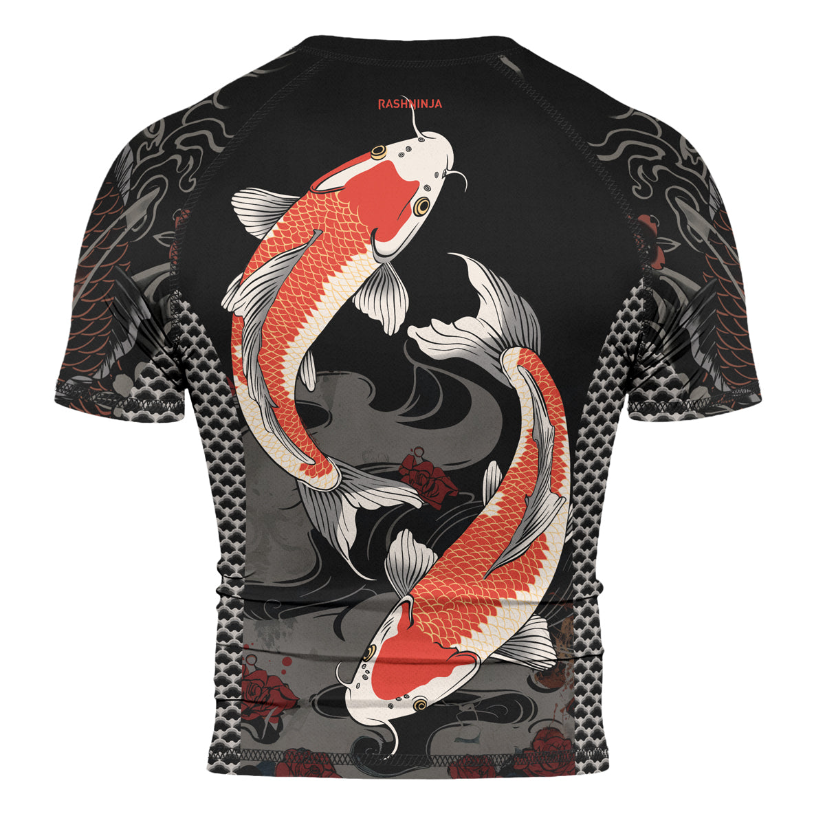 Rashninja Samurai Koi Legacy Men's Short Sleeve Rash Guard