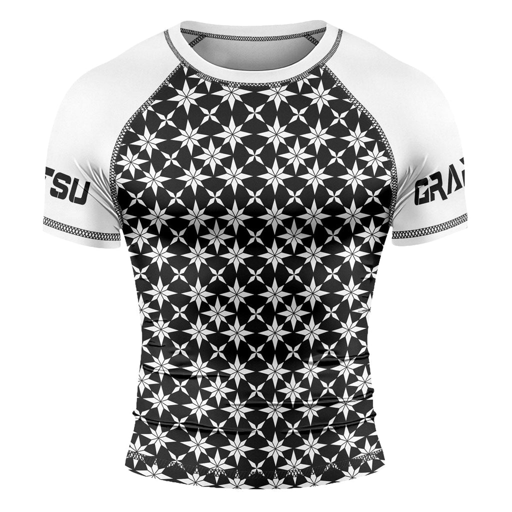 Rashninja Camouflage White Fusion Men's Long Sleeve Rash Guard