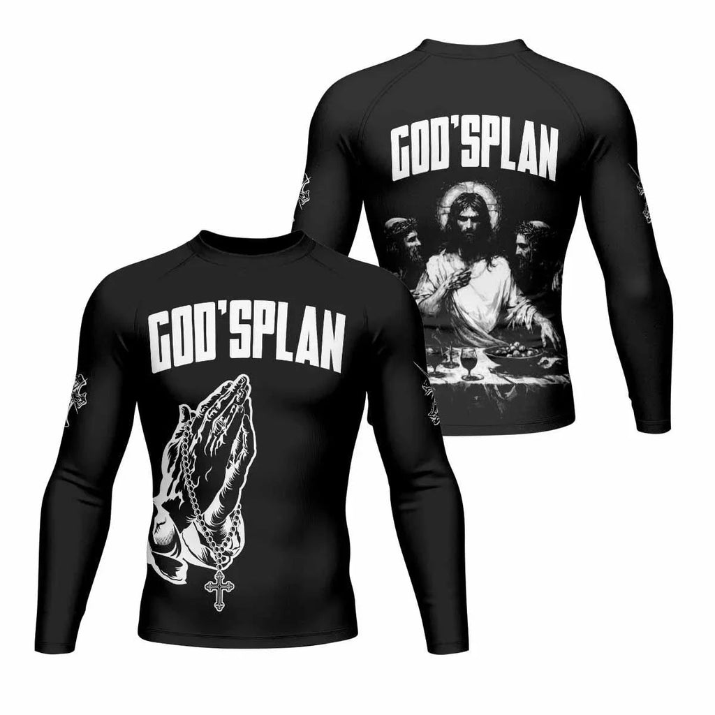 God's Plan Rash Guard