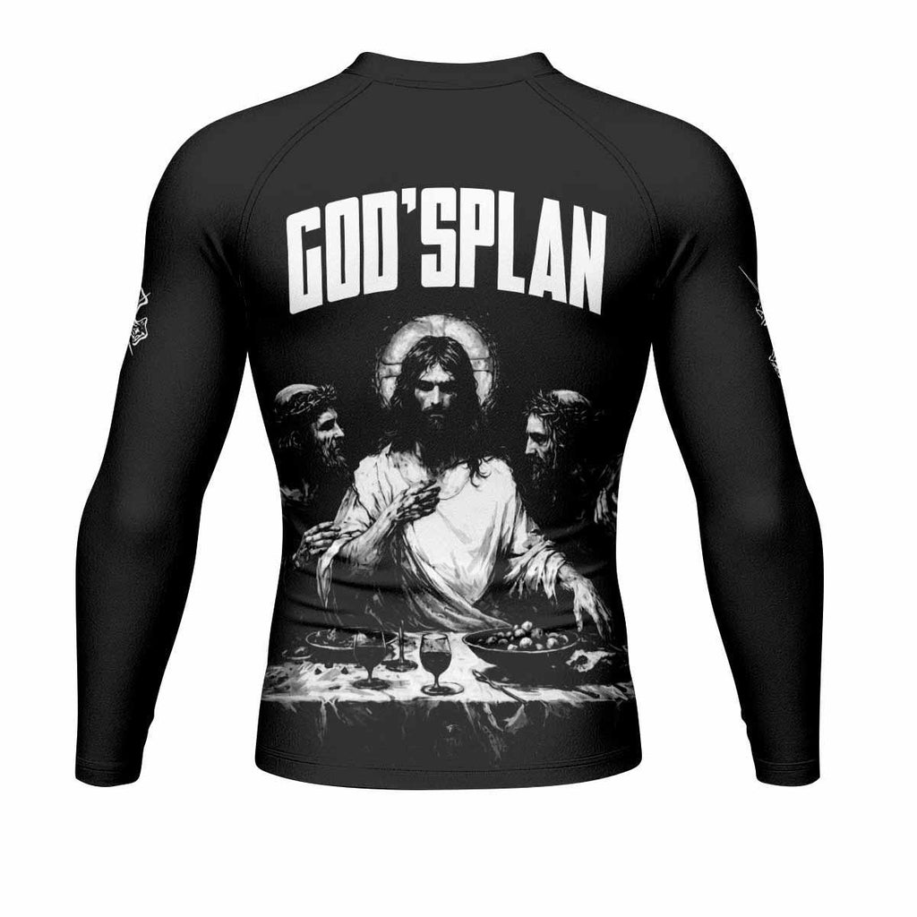 God's Plan Rash Guard