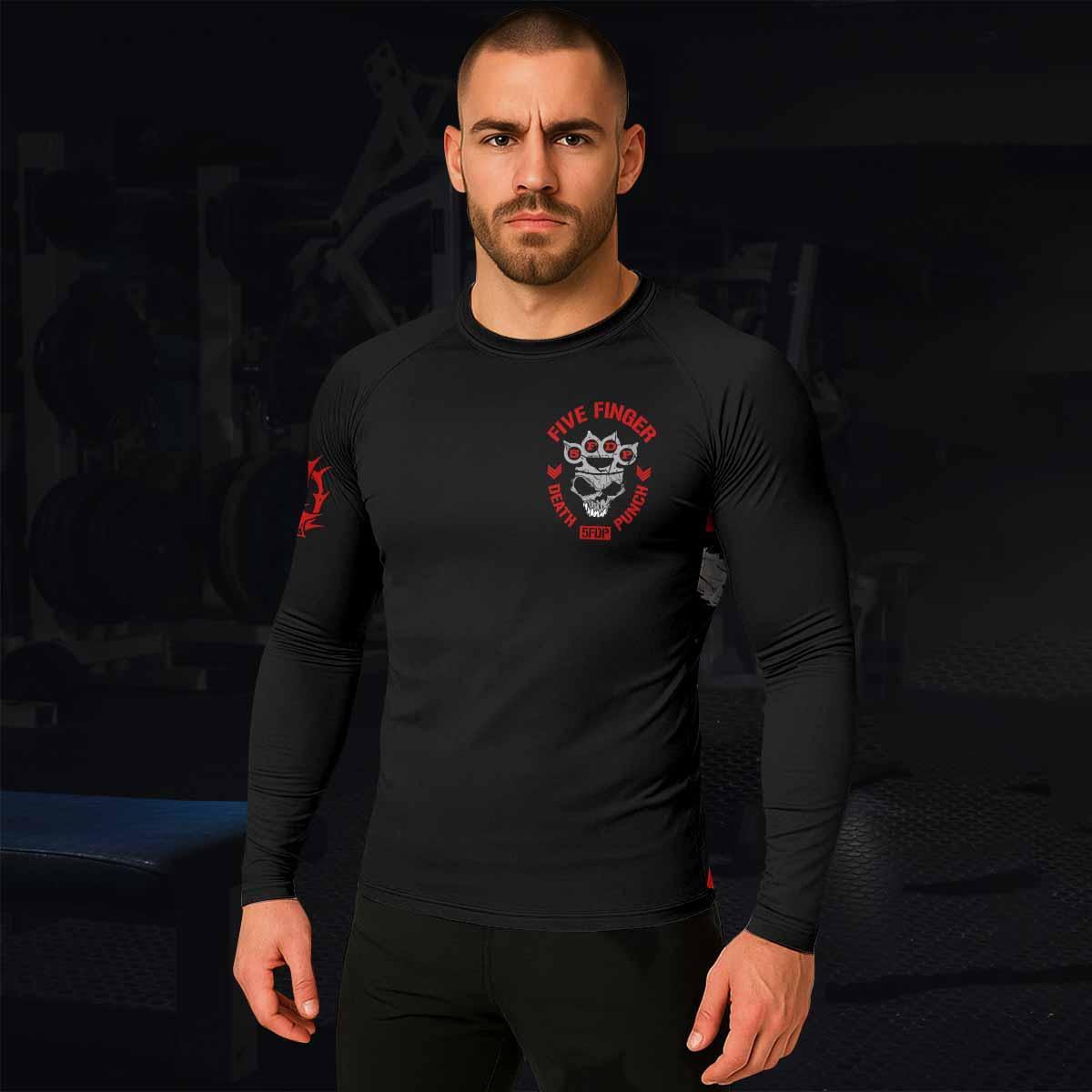 Five Finger Death Punch Shadowrolls Rash Guard