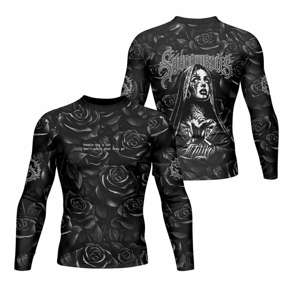 Pray for the Rave Rash Guard