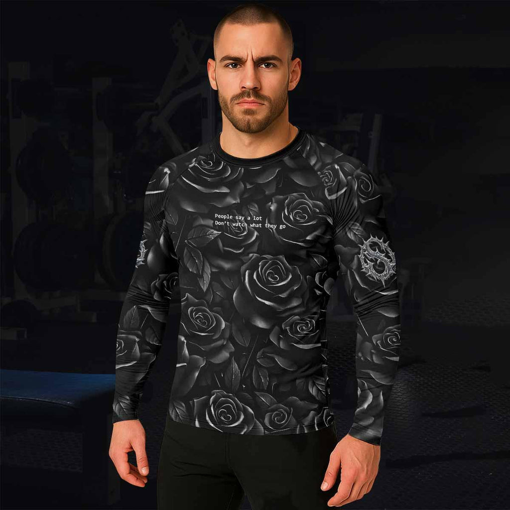 Pray for the Rave Rash Guard