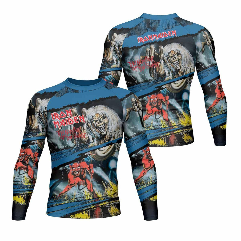 Iron Maiden The Number of the Beast Rash Guard