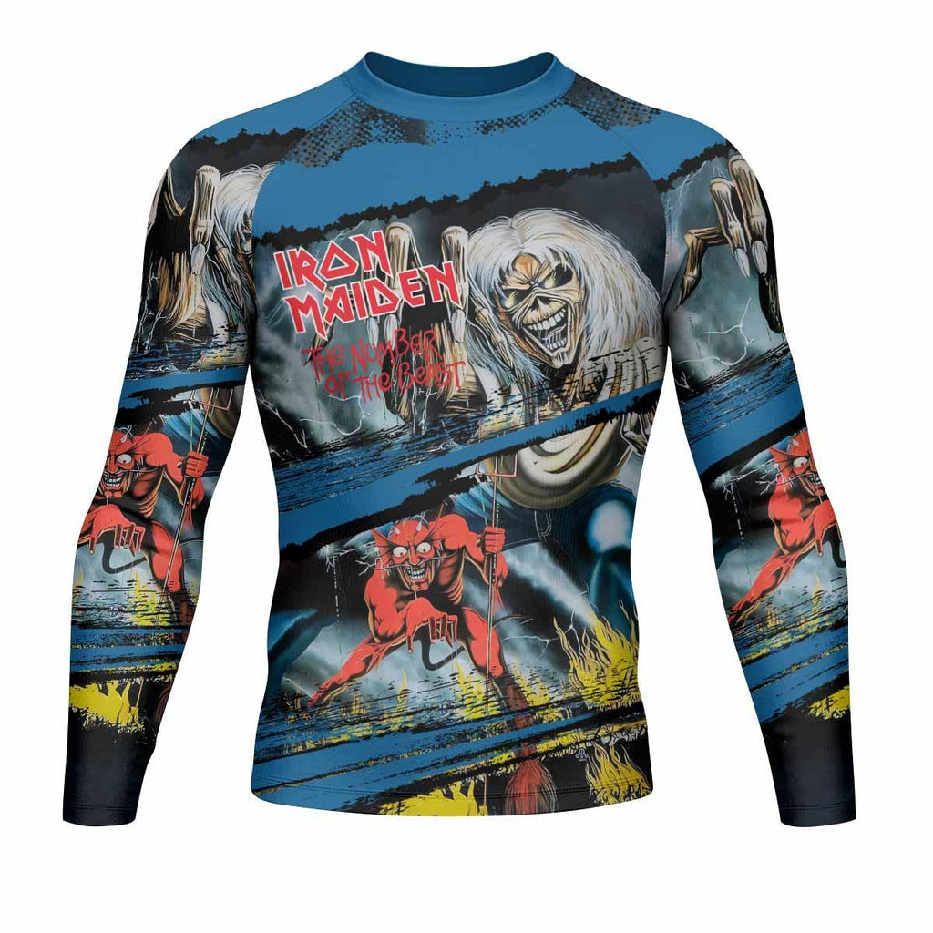Iron Maiden The Number of the Beast Rash Guard