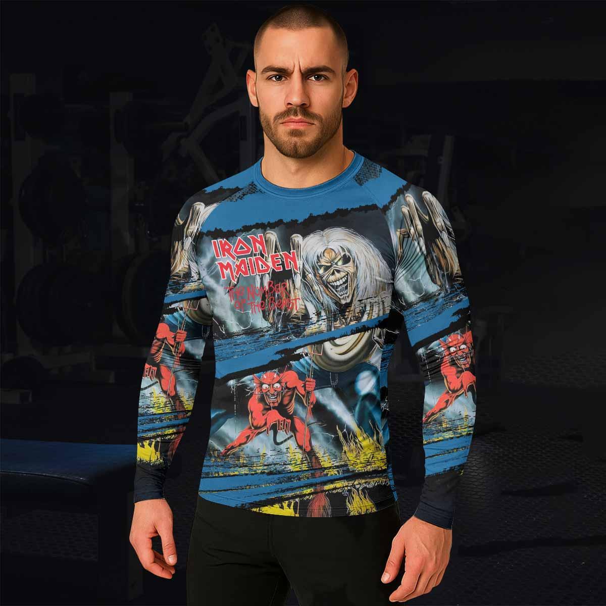 Iron Maiden The Number of the Beast Rash Guard