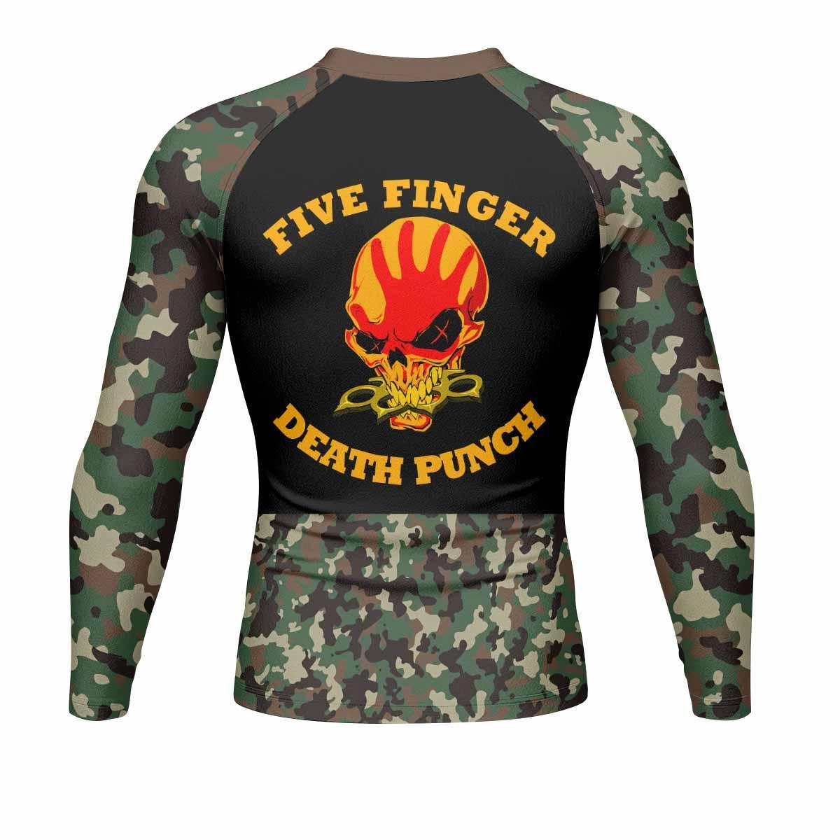 Five Finger Death Punch Camo Rash Guard