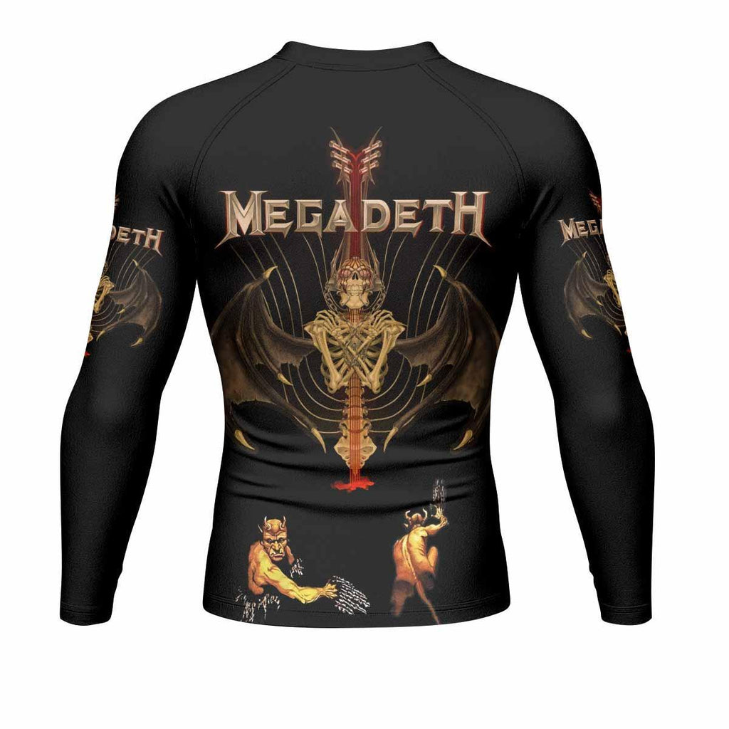 Megadeth Holy Wars 991 Wild Oats Rash Guard