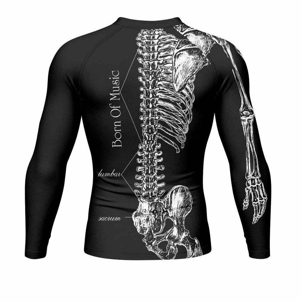 Faith In Chaos Skeleton Rash Guard