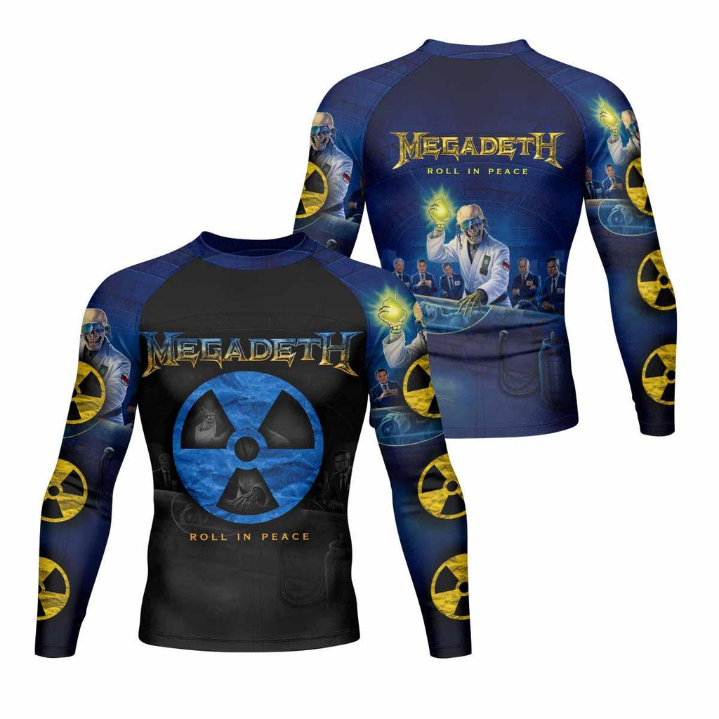 Megadeth Roll In Peace Rash Guard