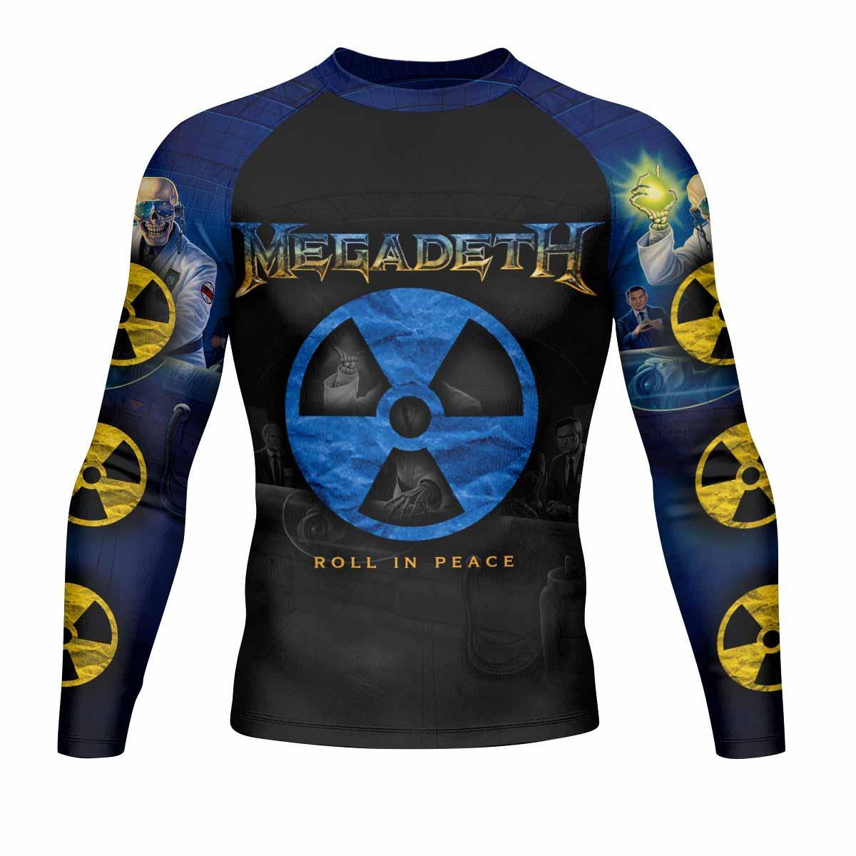 Megadeth Roll In Peace Rash Guard