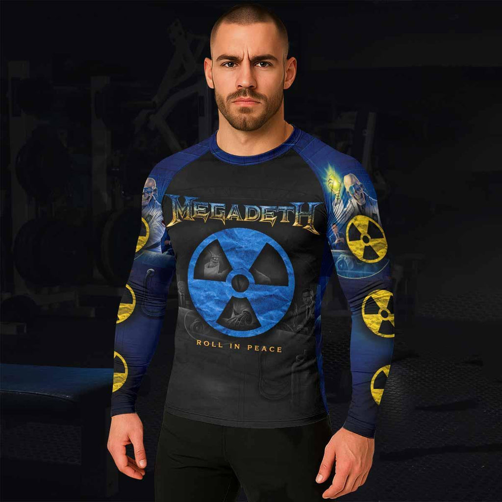 Megadeth Roll In Peace Rash Guard