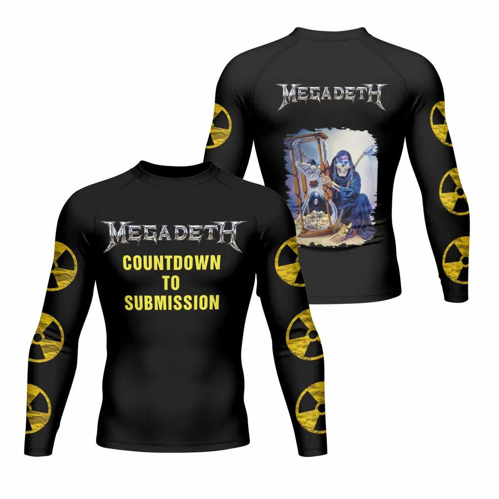 Megadeth Countdown to Submission Rash Guard