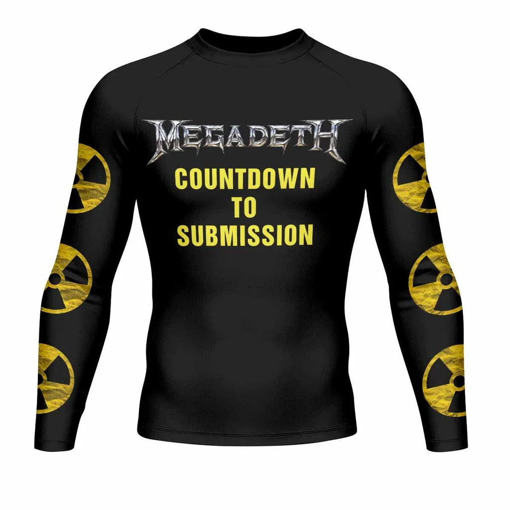 Megadeth Countdown to Submission Rash Guard