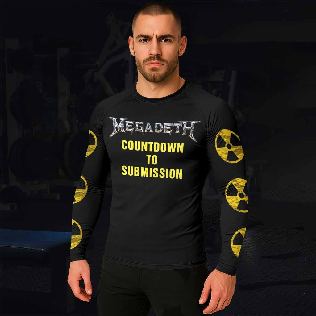 Megadeth Countdown to Submission Rash Guard