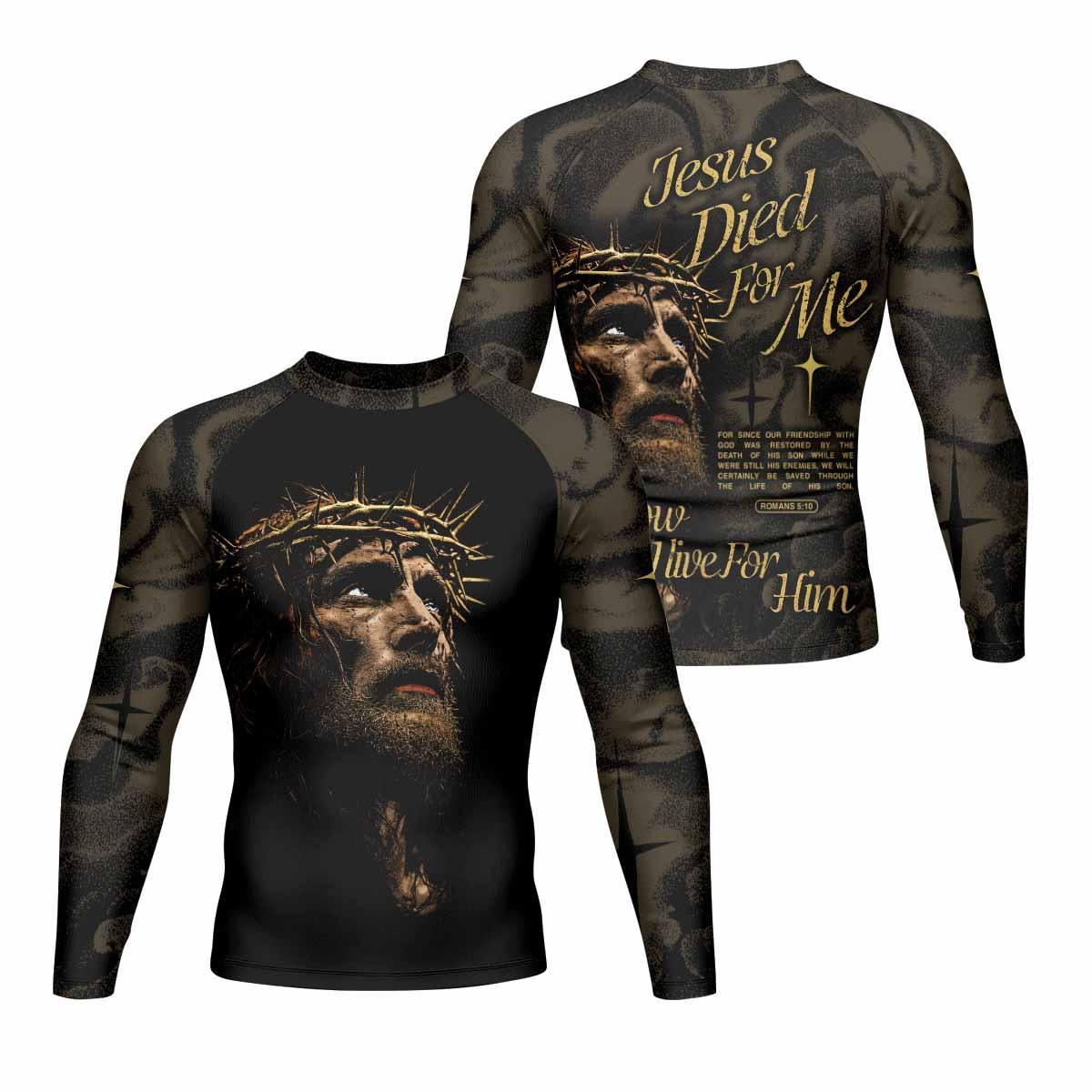Live for Him Rash Guard