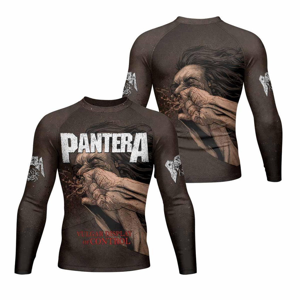 Pantera Vulgar Display Of Control Rash Guard