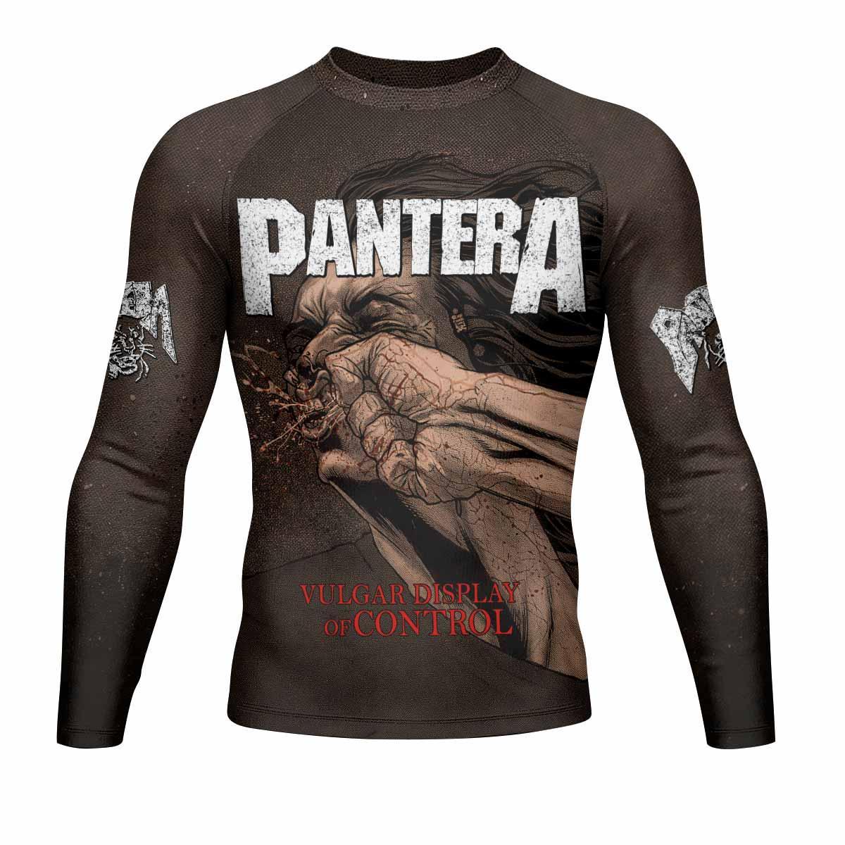 Pantera Vulgar Display Of Control Rash Guard