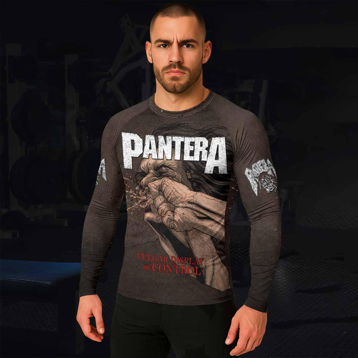 Pantera Vulgar Display Of Control Rash Guard